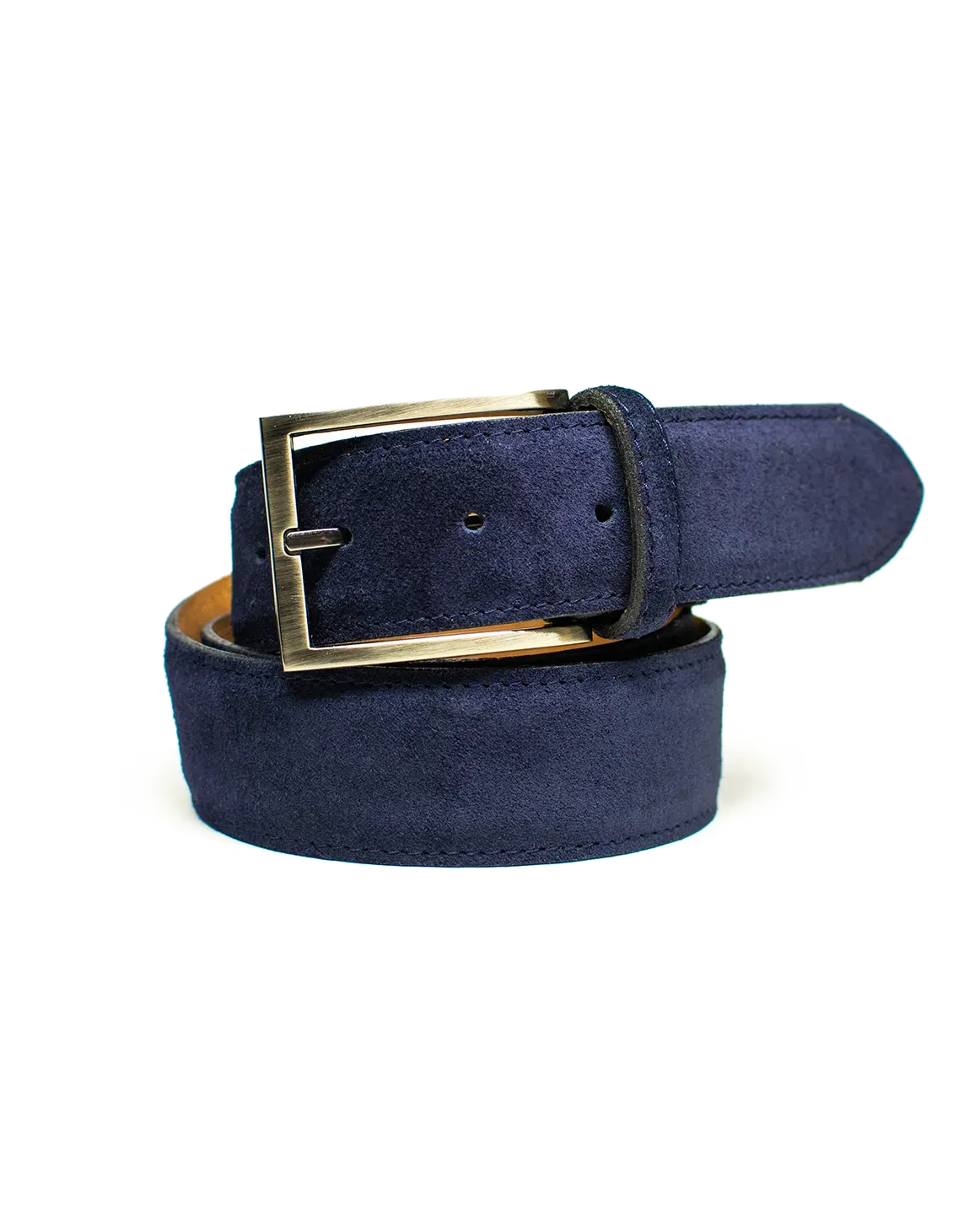 Cinturón Clásico de Gamuza en color azul